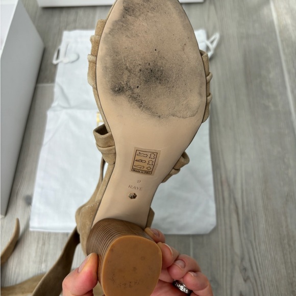 Revolve RAYE Mia Tan Suede Sandal Heels - Worn only once - Picture 7 of 8